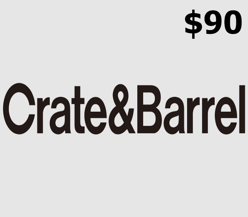 Crate and Barrel USD 90 Gift Card US