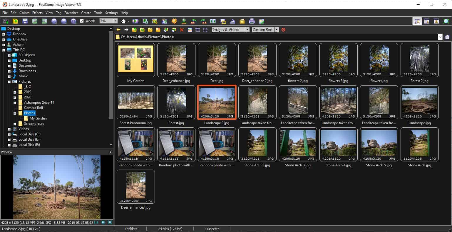 FastStone Image Viewer 7.5 CD Key screenshot 1