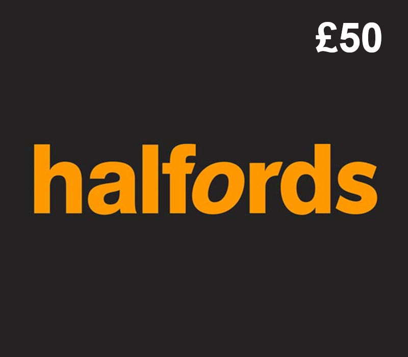 Halfords £50 Gift Card UK