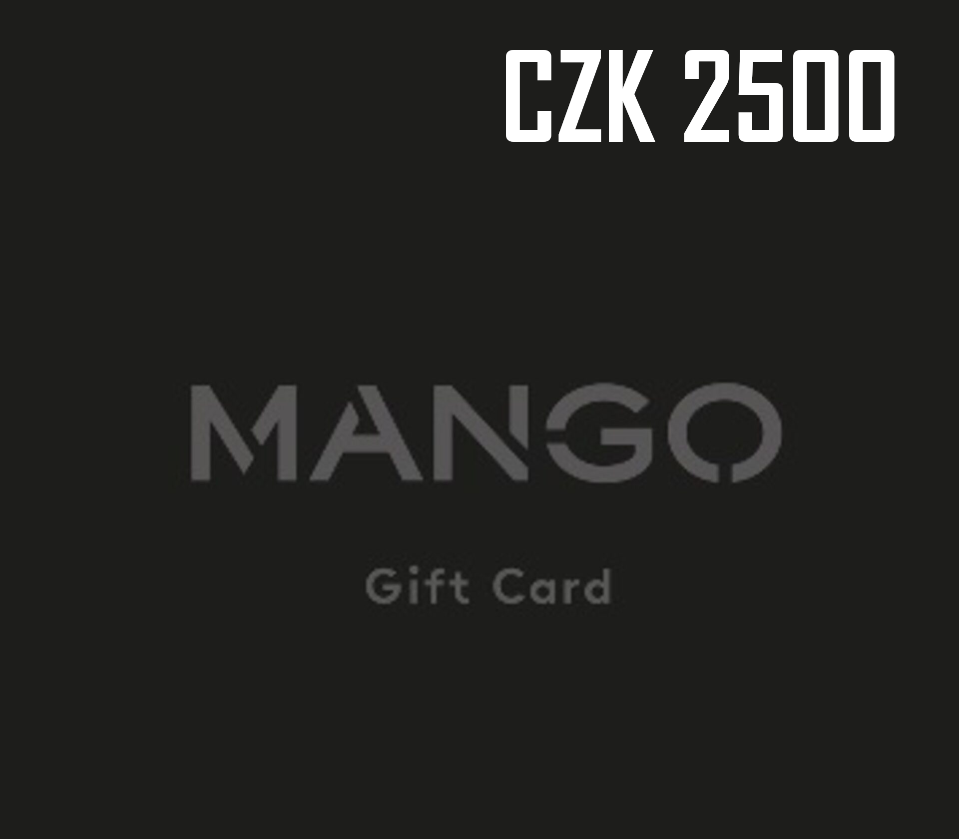 Mango 2500 CZK Gift Card CZ