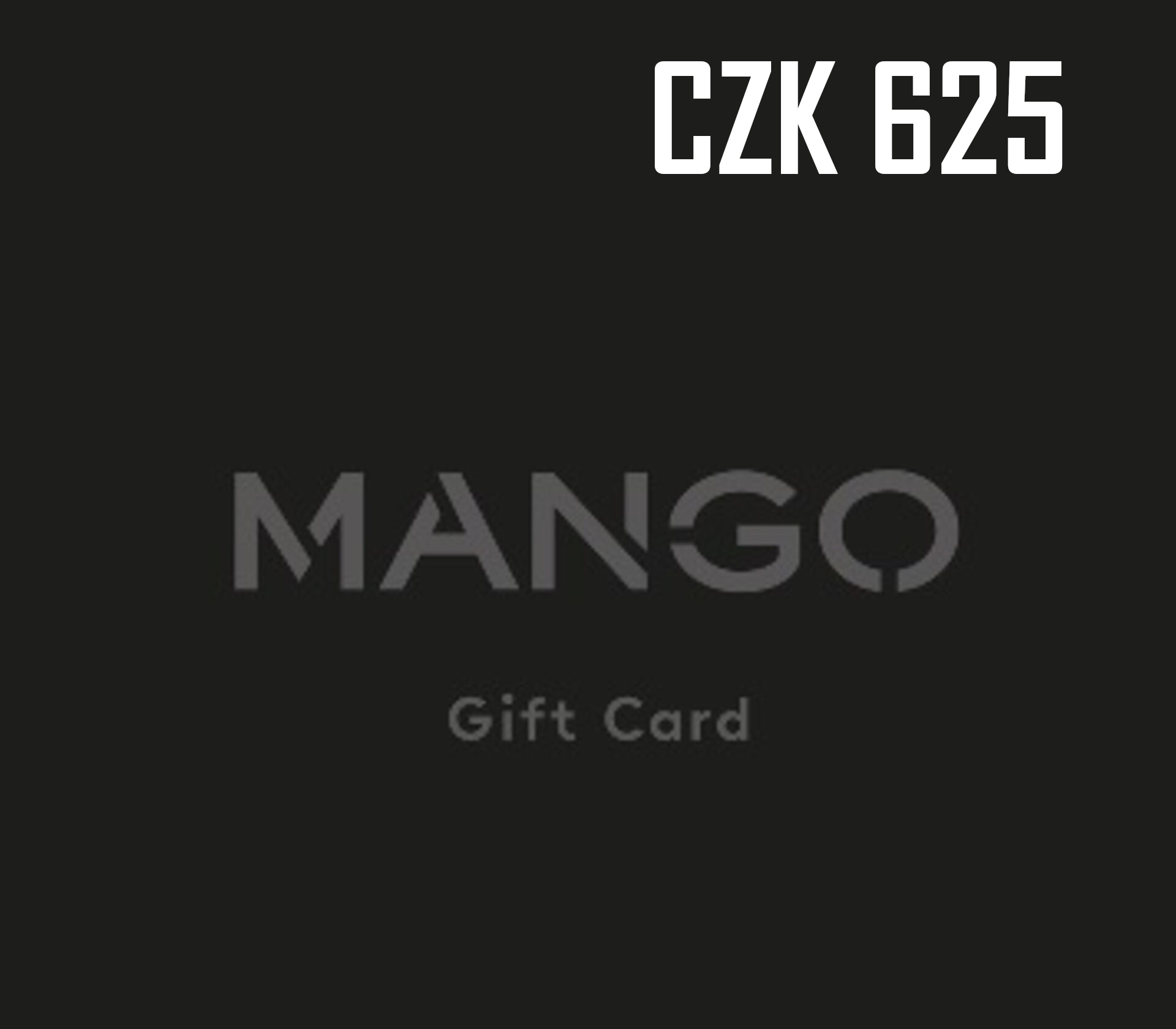 Mango 625 CZK Gift Card CZ