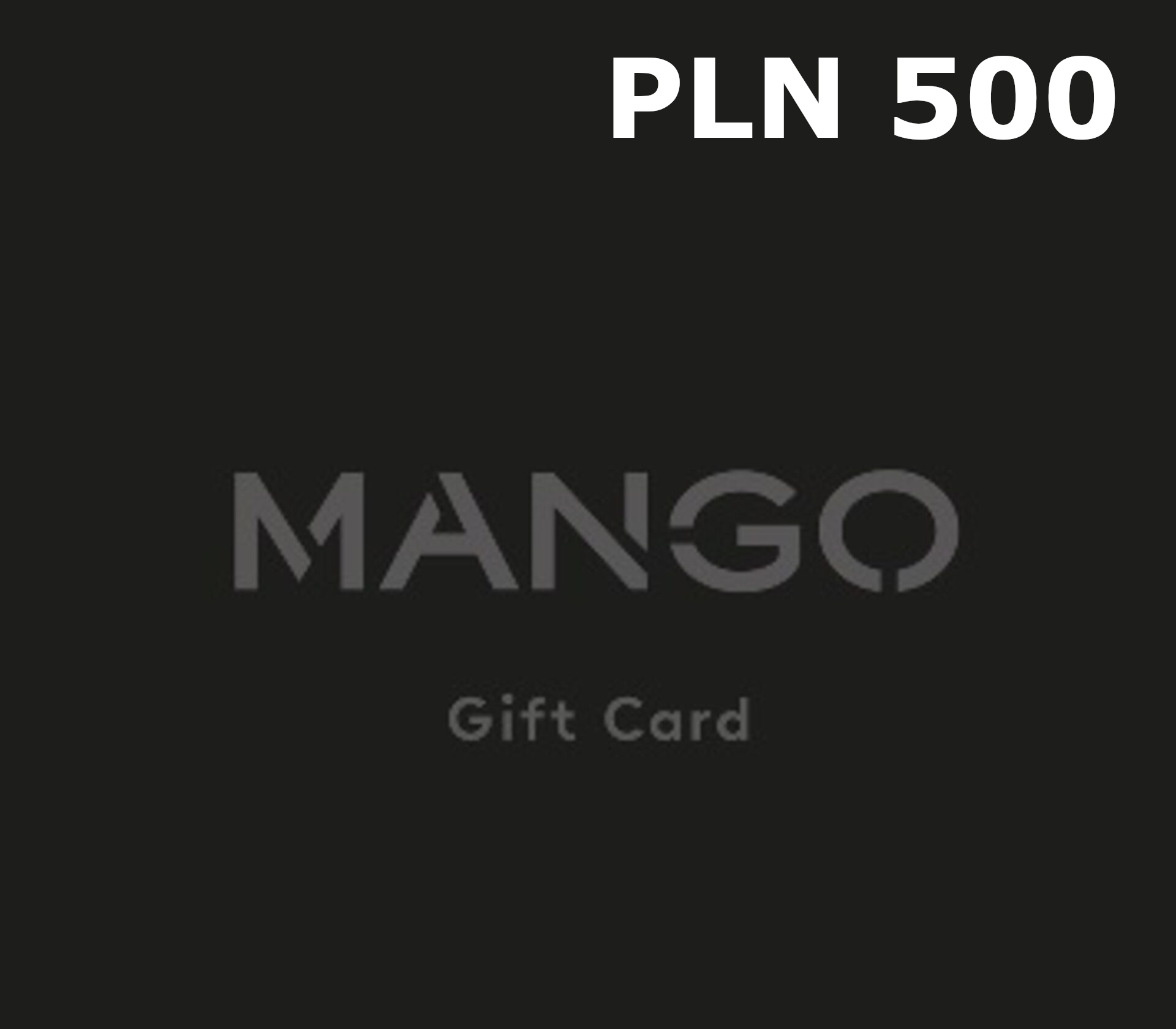 Mango 500 PLN Gift Card PL
