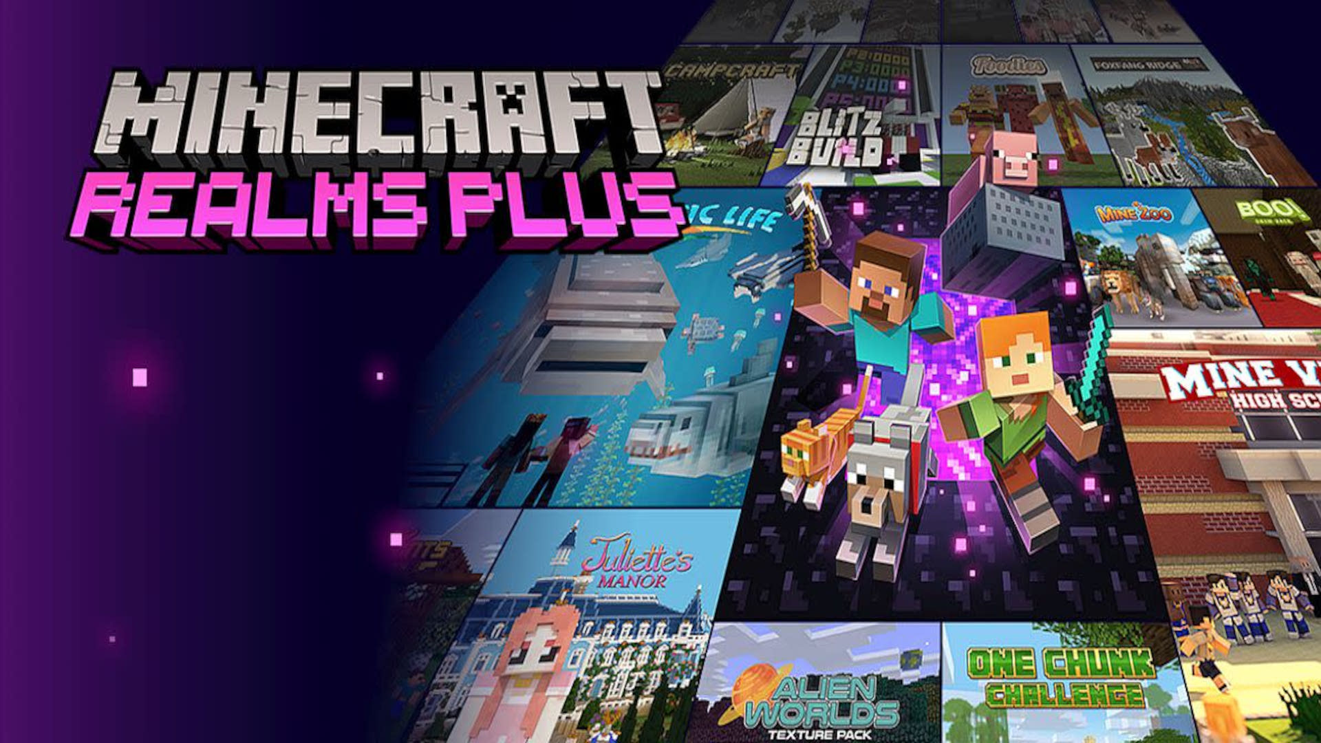 Minecraft Realms Plus 1-Month Subscription XBOX One / Xbox Series X|S / PC CD Key screenshot 1