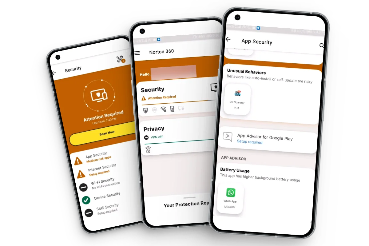 Norton 360 2024 Mobile Security for Android EU Key (1 Year / 1 Device) screenshot 1