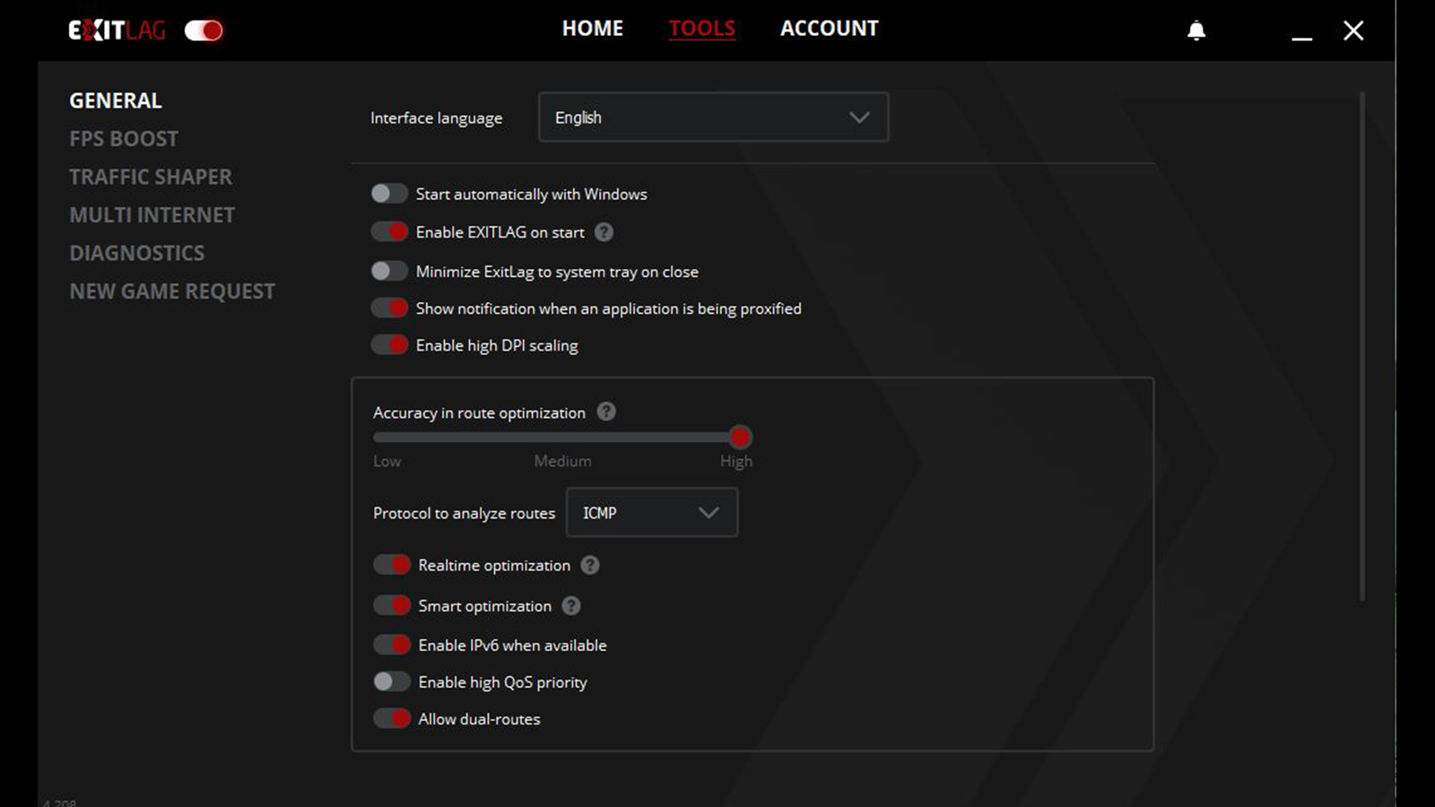 ExitLag Monthly RoW Subscription Plan screenshot 4