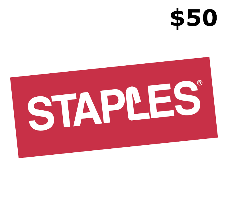 Staples $50 Gift Card US