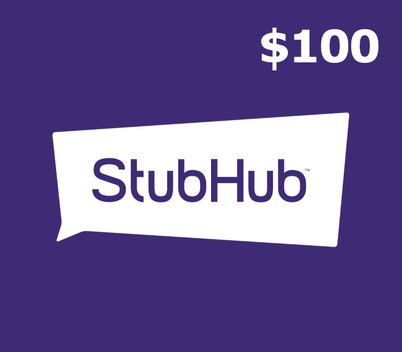 StubHub $100 Gift Card US