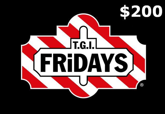 T.G.I. Fridays $200 Gift Card US screenshot 1