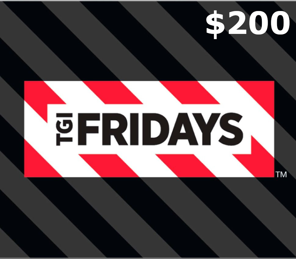 T.G.I. Fridays $200 Gift Card US