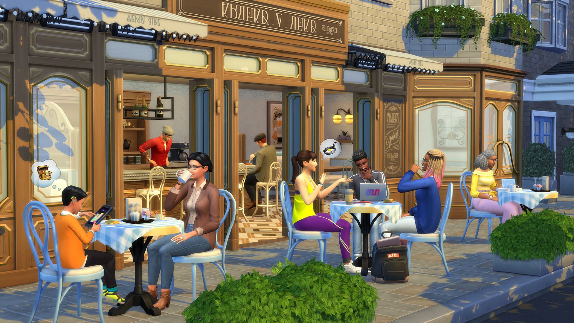 The Sims 4 - Cozy Bistro Kit DLC EU PC EA App CD Key screenshot 1