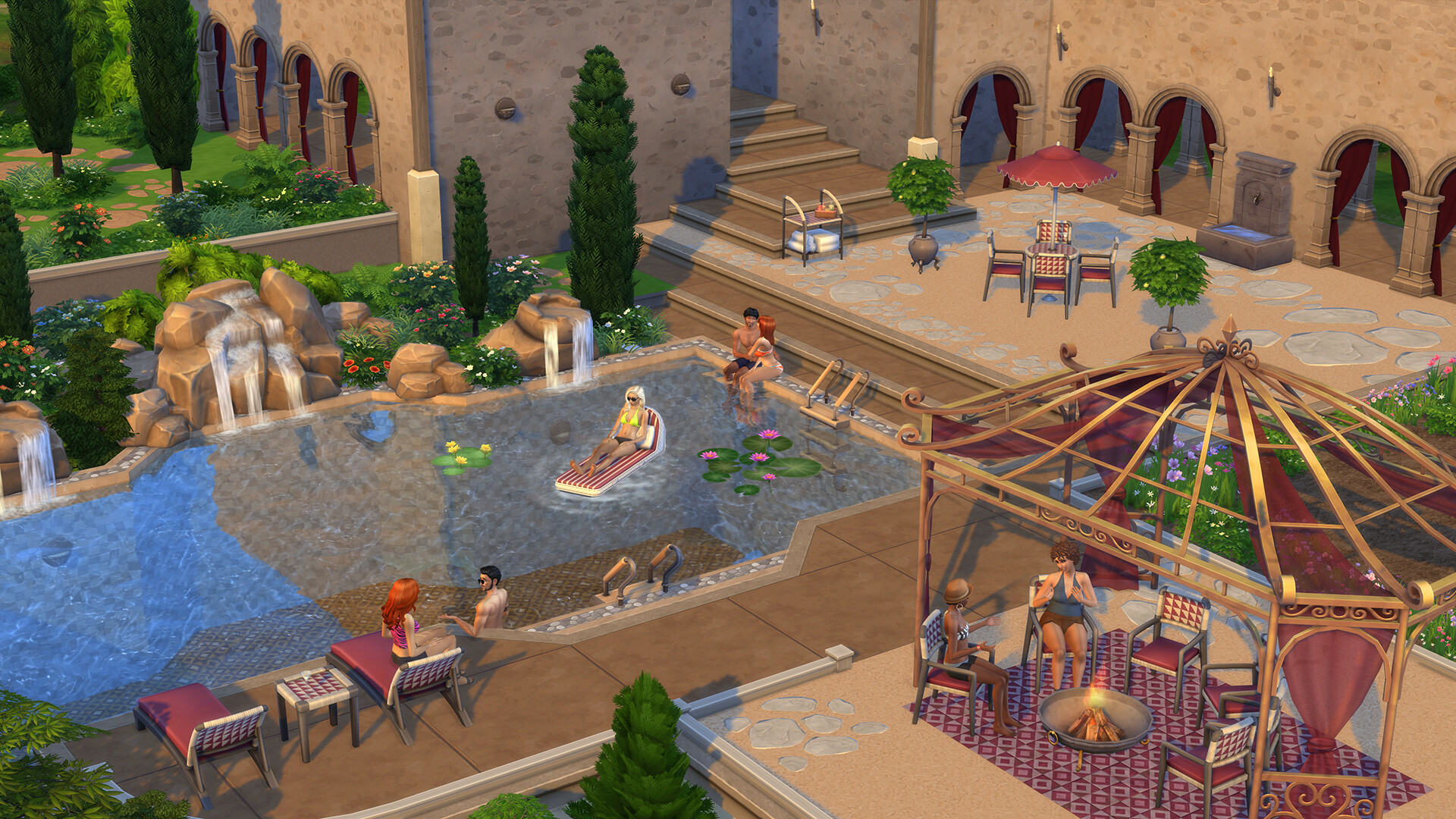 The Sims 4 - Riviera Retreat Kit DLC EU PC EA App CD Key screenshot 1
