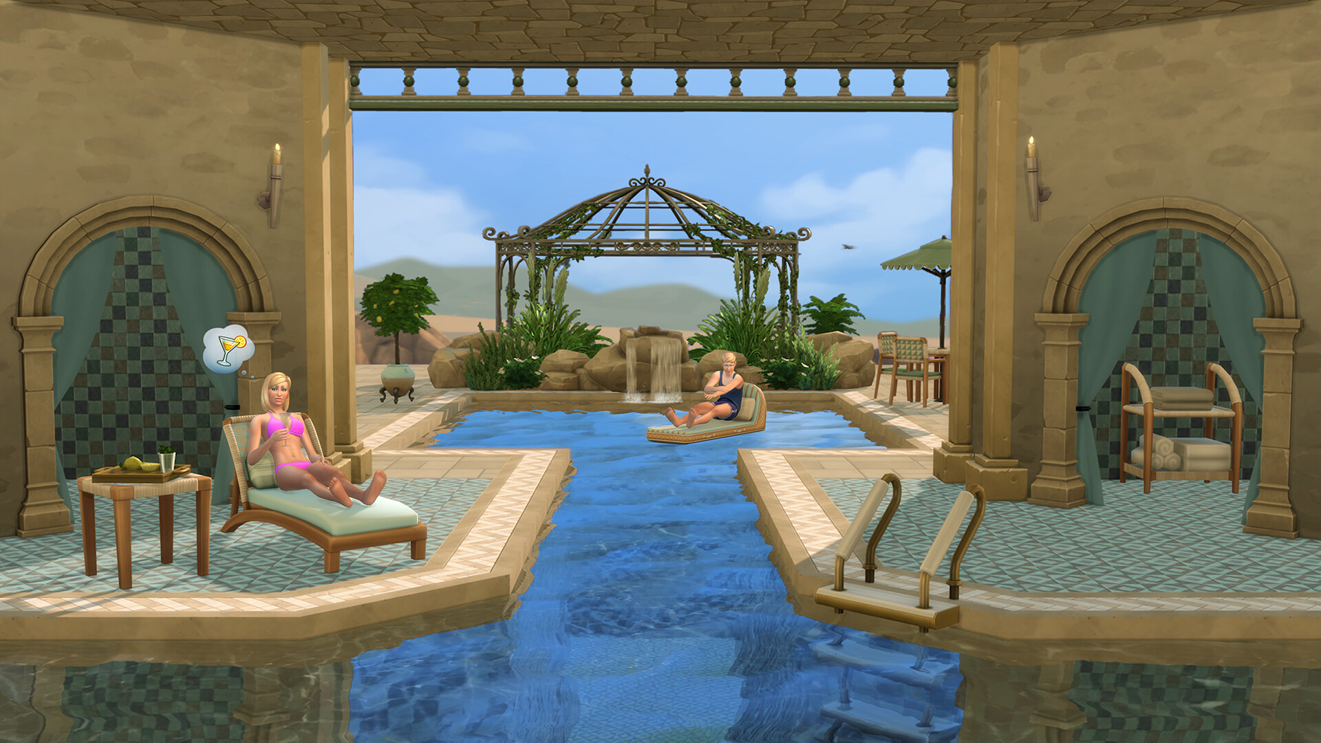 The Sims 4 - Riviera Retreat Kit DLC EU PC EA App CD Key screenshot 2