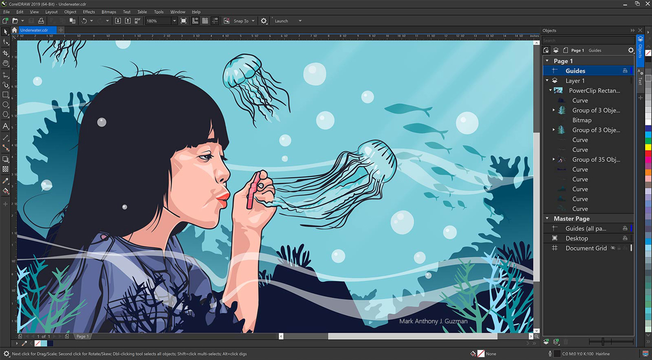 CorelDRAW Graphics Suite 2019 for Mac Key (1 Device) screenshot 1