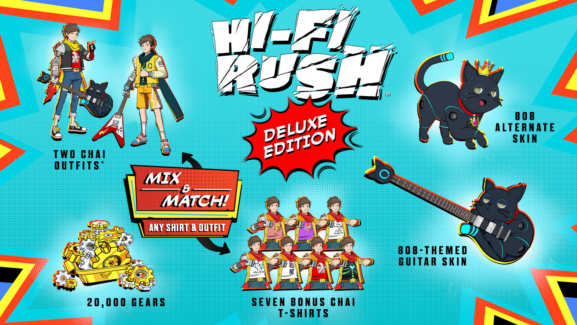 Hi-Fi RUSH - Deluxe Edition Upgrade Pack DLC EU Xbox Series X|S Key screenshot 1