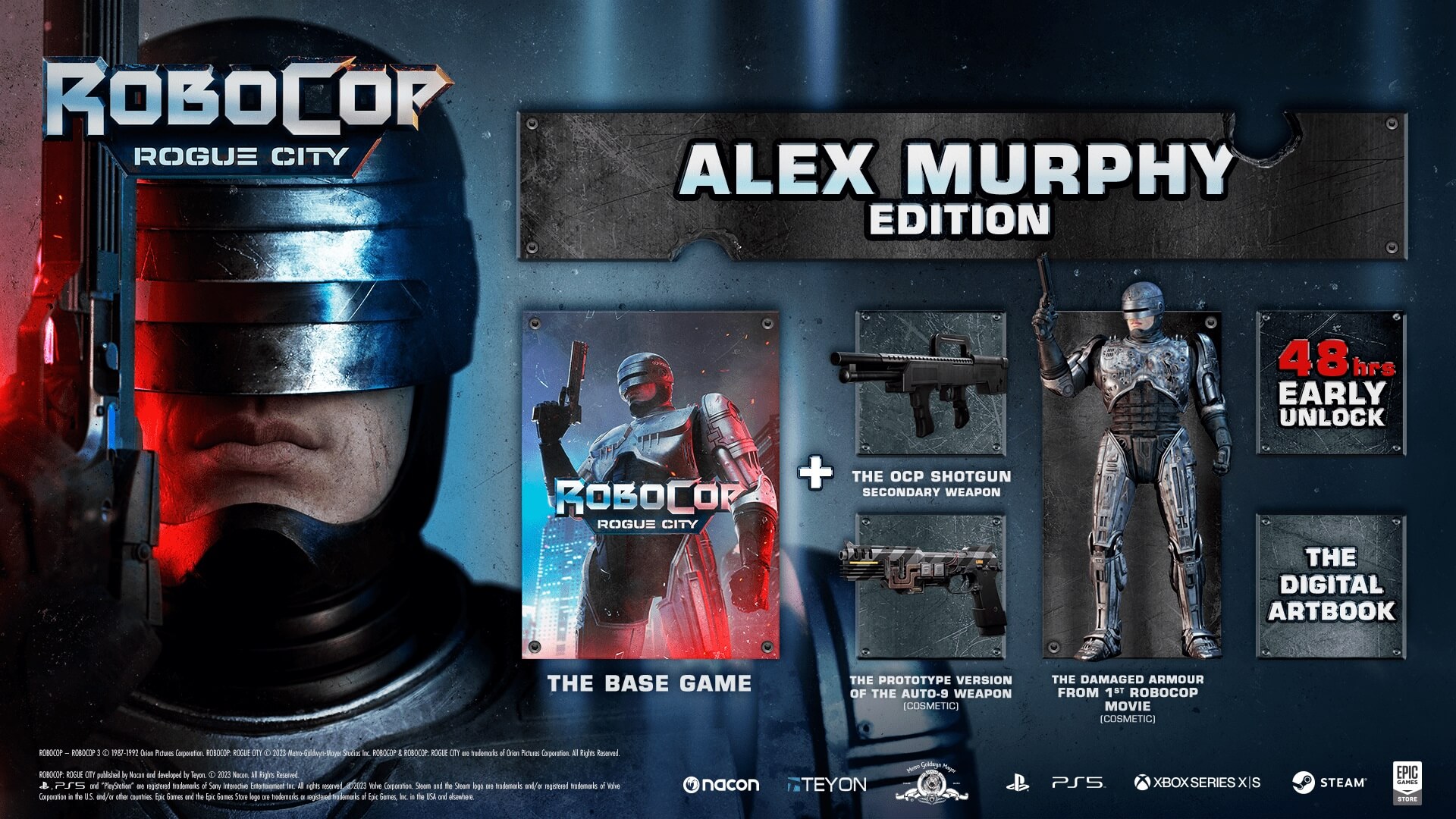 RoboCop: Rogue City Alex Murphy Edition EU PS5 CD Key screenshot 1