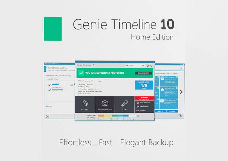 Genie Timeline Home 10 CD Key (2 PCs) screenshot 1