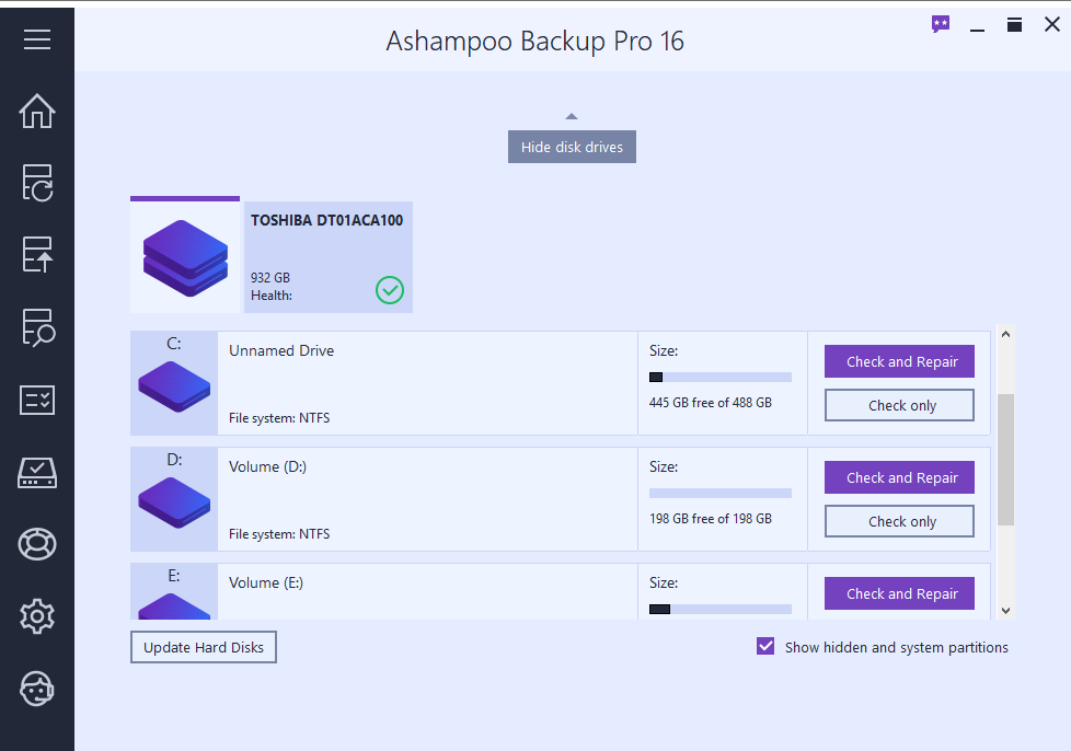 Ashampoo Backup Pro 16 Key screenshot 1