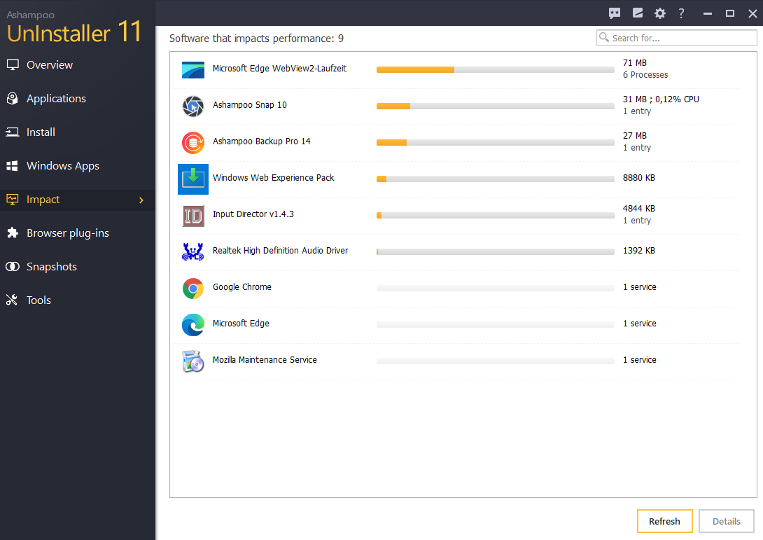 Ashampoo UnInstaller 11 Activation Key (2 PCs) screenshot 9