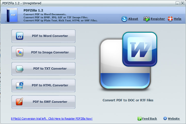 PDFZilla PDF Editor and Converter CD Key screenshot 2
