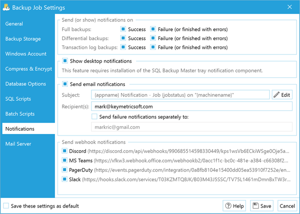 SQL Backup Master 6 Enterprise Edition CD Key (2 PCs) screenshot 2