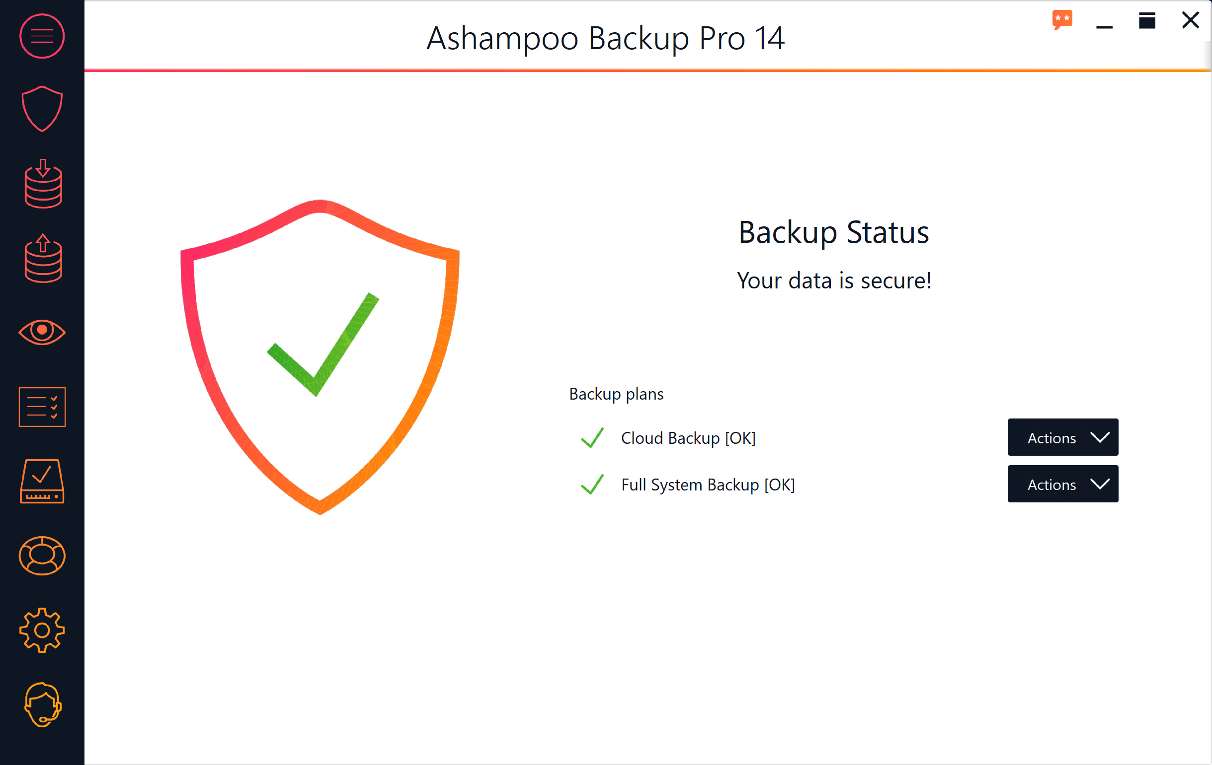 Ashampoo BackUp Pro 14 Activation Key screenshot 2