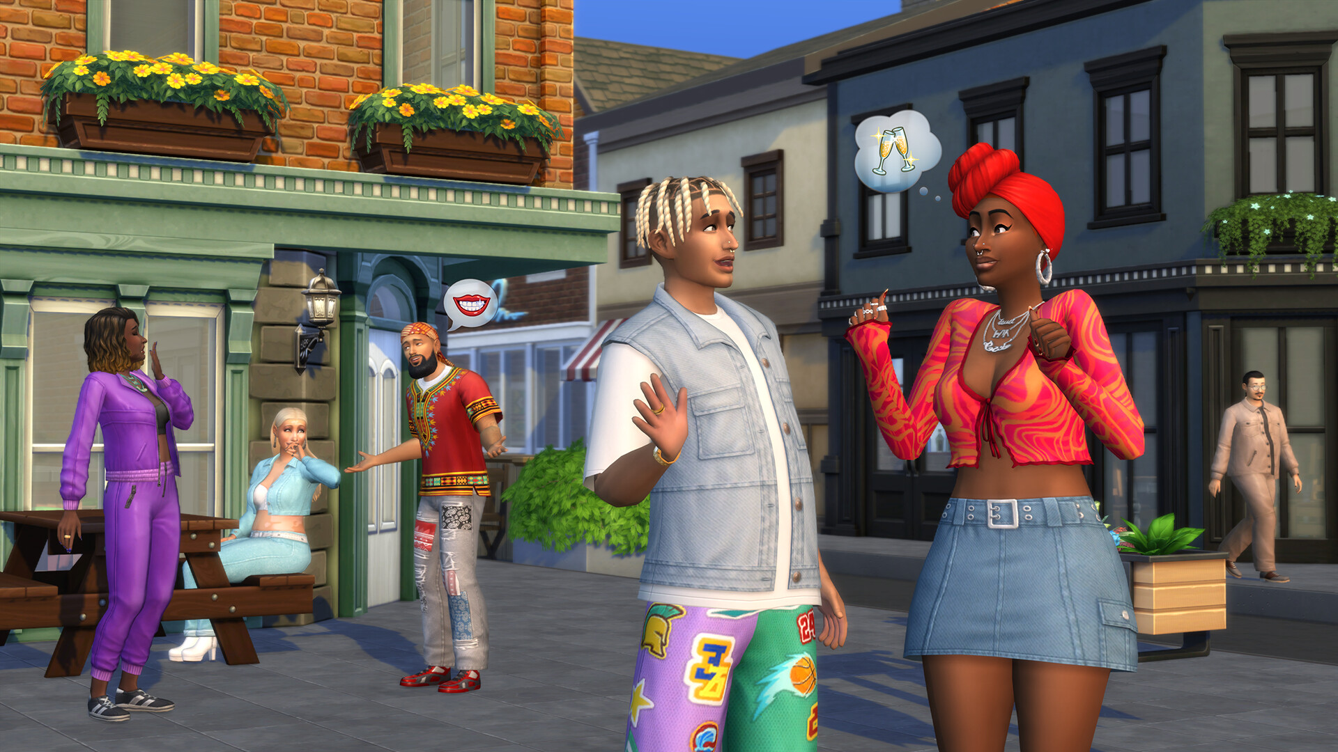 The Sims 4 - Urban Homage Kit DLC EU PC EA App CD Key screenshot 2