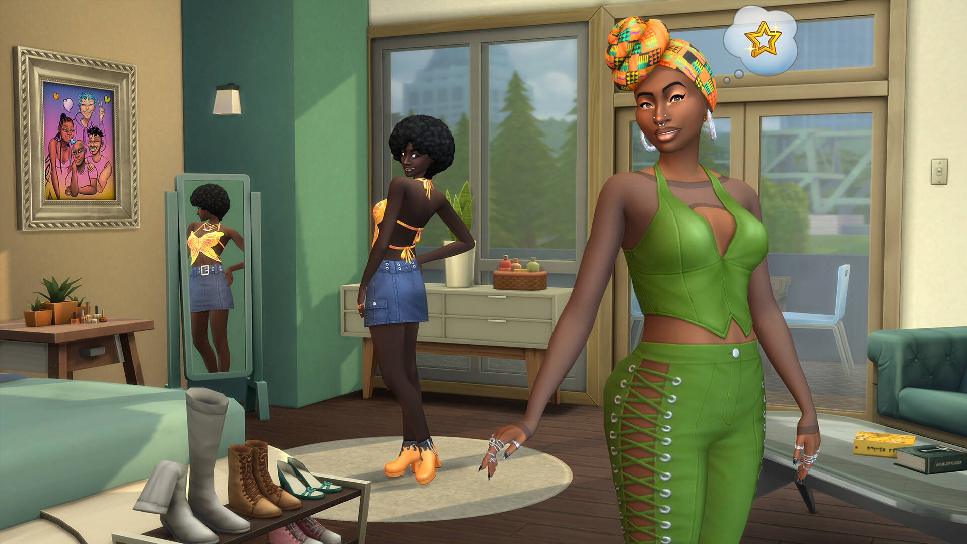 The Sims 4 - Urban Homage Kit DLC EU PC EA App CD Key screenshot 1