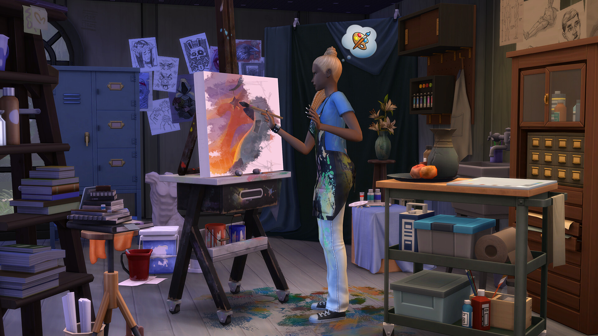 The Sims 4 - Artist Studio Kit DLC EU PC EA App CD Key screenshot 2