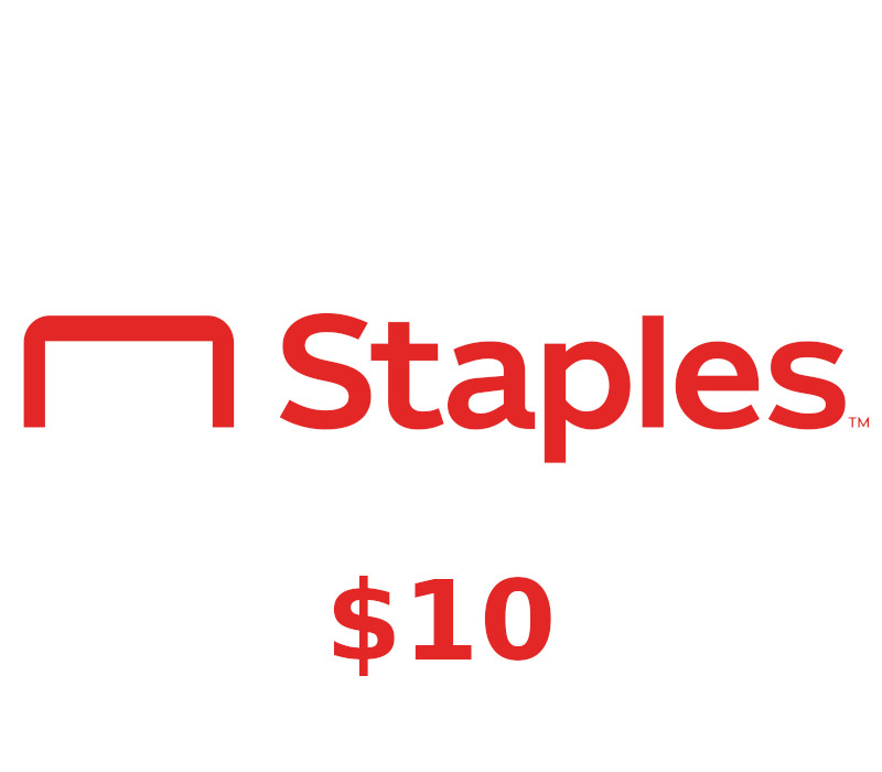 Staples $10 Gift Card US
