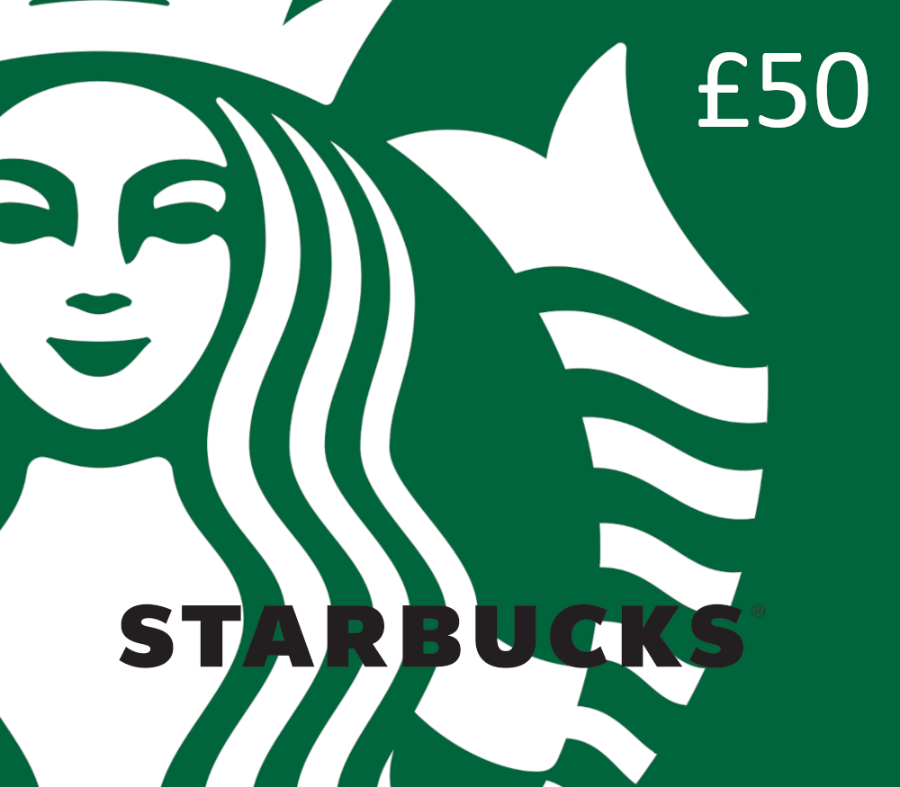 Starbucks GBP 50 Gift Card UK