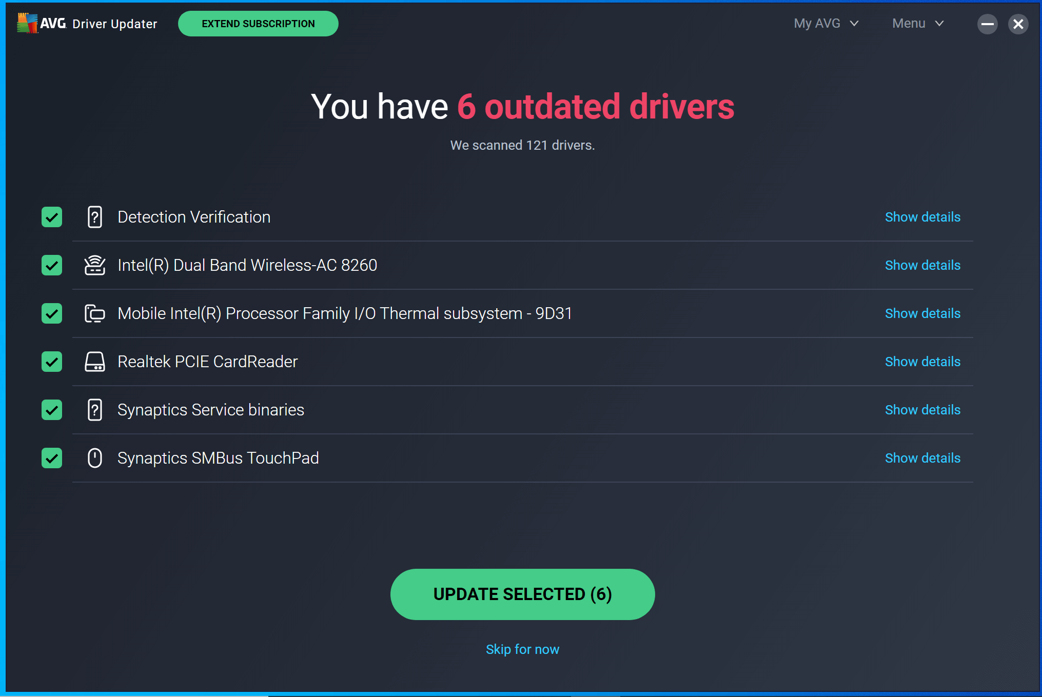 AVG Driver Updater Key (2 Years / 1 PC) screenshot 1