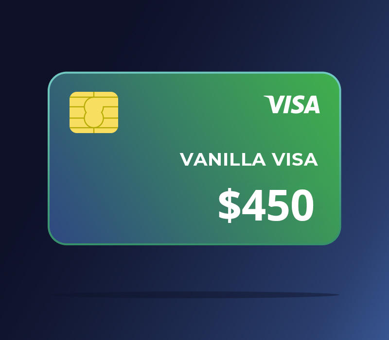 Vanilla VISA $450 US